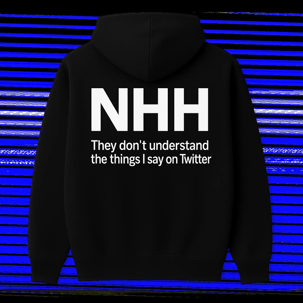 Twitter Statement Hoodie (Black)